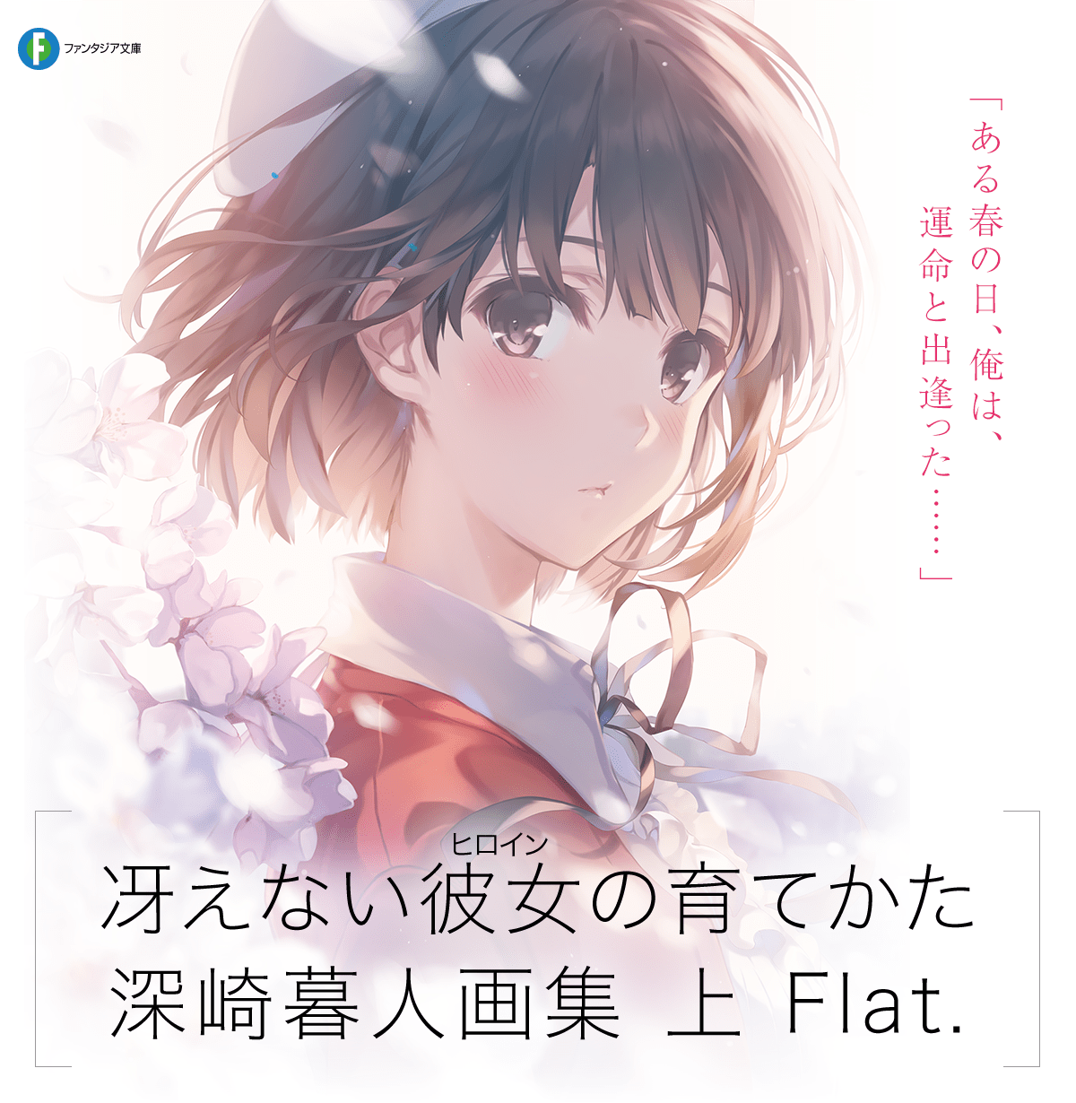 通販廉価冴えない彼女の育てかた 深崎暮人画集 上 Flat.　深崎暮人直筆サイン入り　冴えカノ イラスト集、原画集