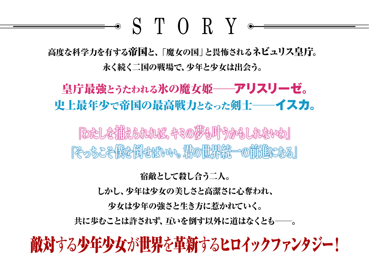 『キミと僕の最後の戦場、あるいは世界が始まる聖戦』あらすじ