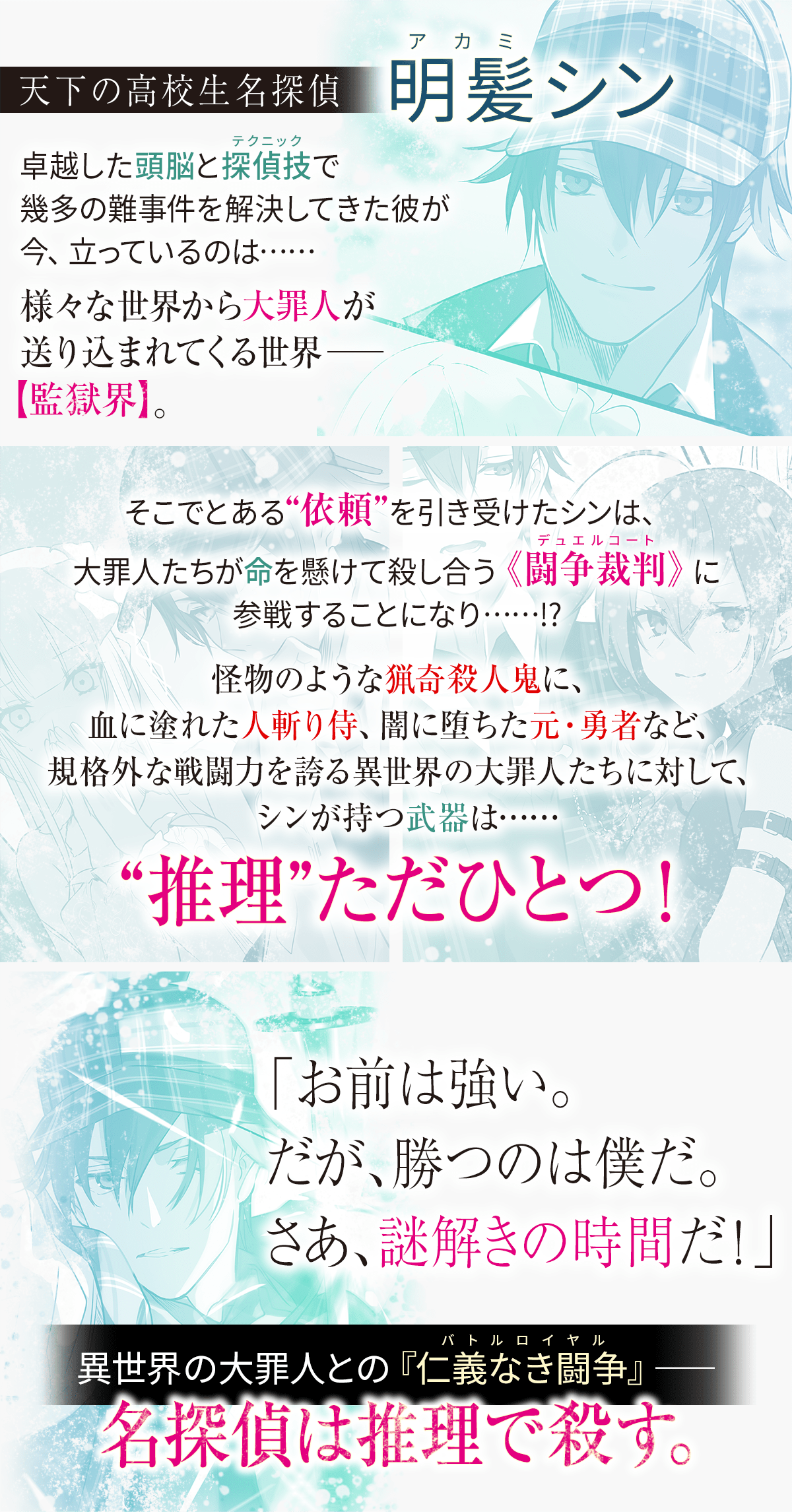 『名探偵は推理で殺す』あらすじ
